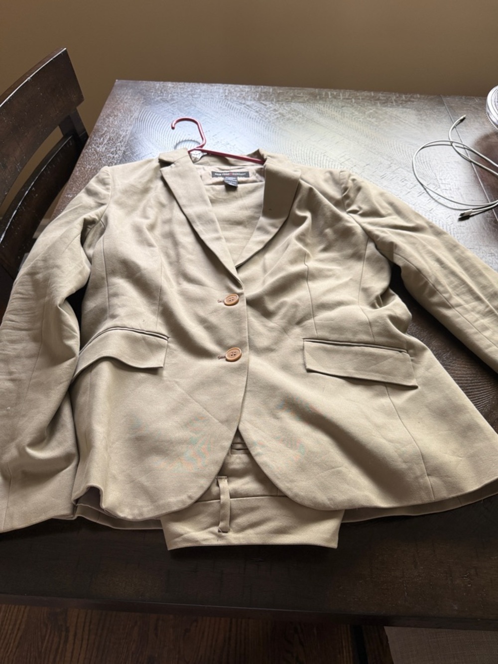 New York & Company Olive Tan Women's Blazer